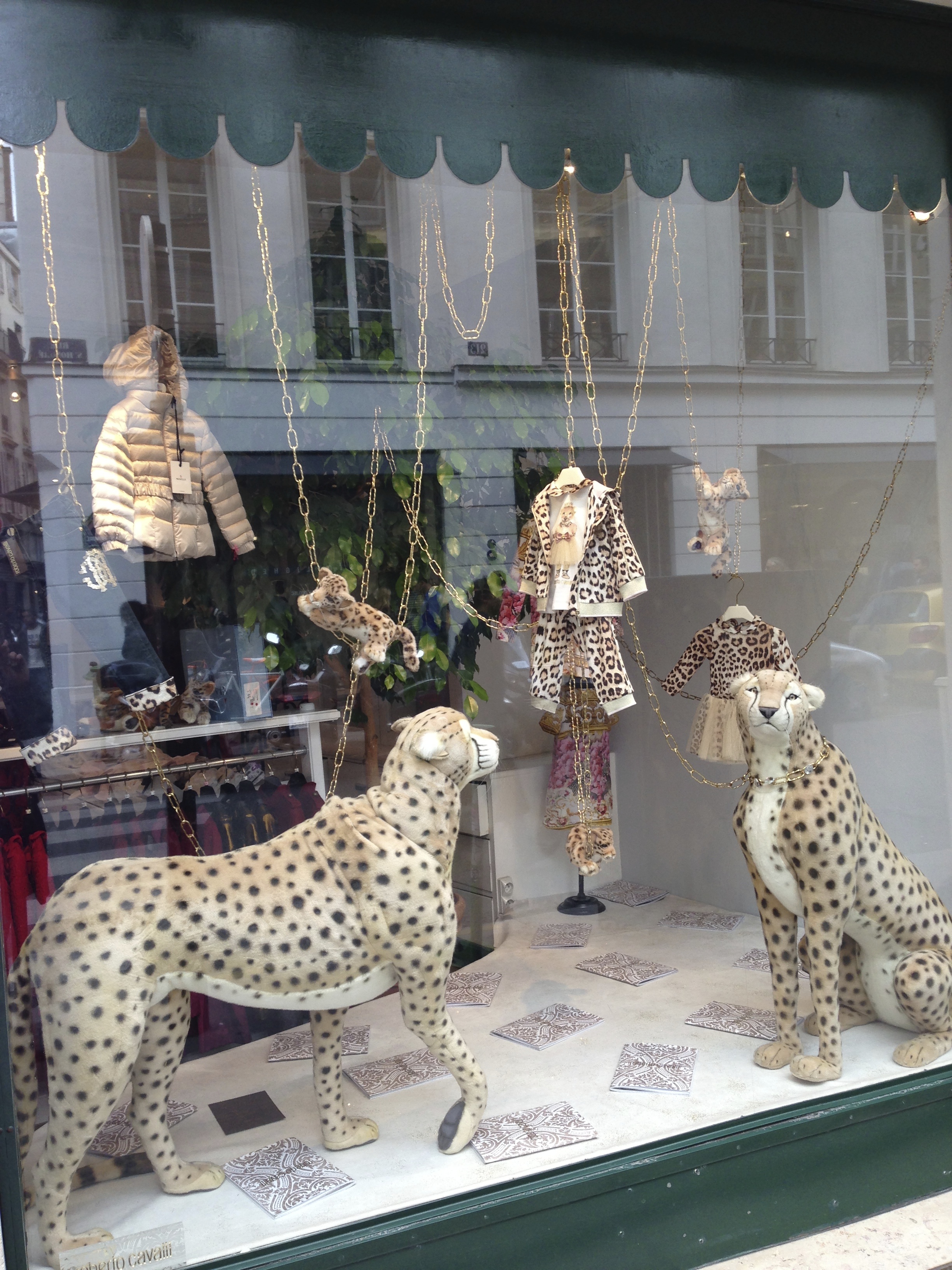 Las Vegas Designer in Paris: Leopard Window Display