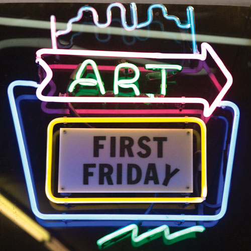 Las Vegas First Friday Art Sign